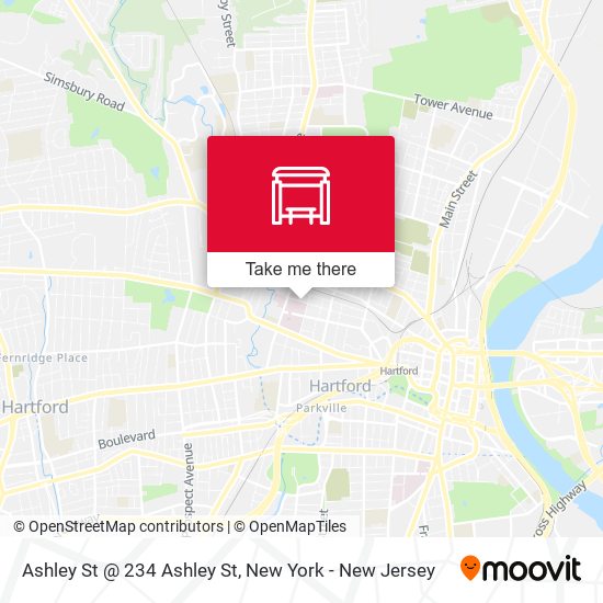 Mapa de Ashley St @ 234 Ashley St