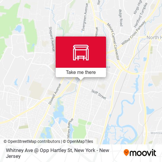 Mapa de Whitney Ave @ Opp Hartley St