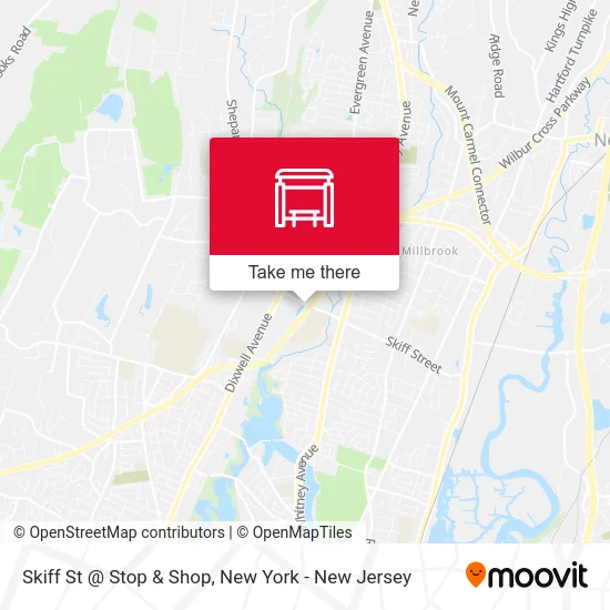 Skiff St @ Stop & Shop map