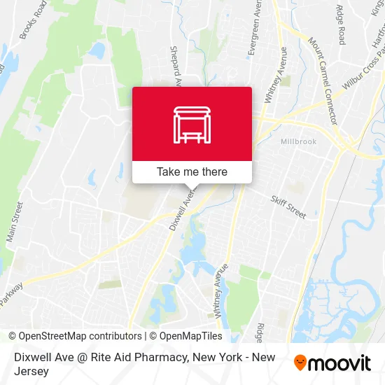 Dixwell Ave @ Rite Aid Pharmacy map