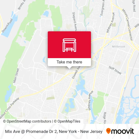 Mix Ave @ Promenade Dr 2 map