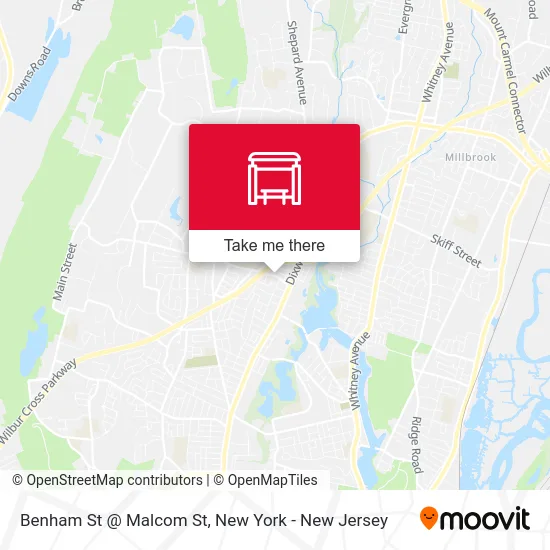 Benham St @ Malcom St map