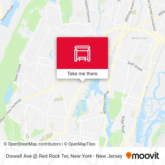 Dixwell Ave @ Red Rock Ter map