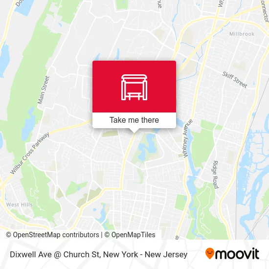 Dixwell Ave @ Church St map