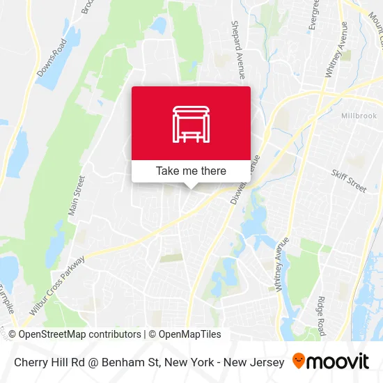 Cherry Hill Rd @ Benham St map