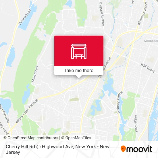 Cherry Hill Rd @ Highwood Ave map