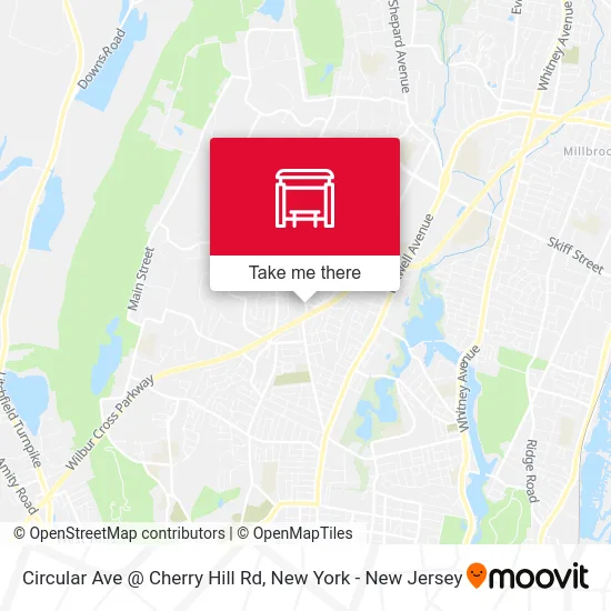 Circular Ave @ Cherry Hill Rd map