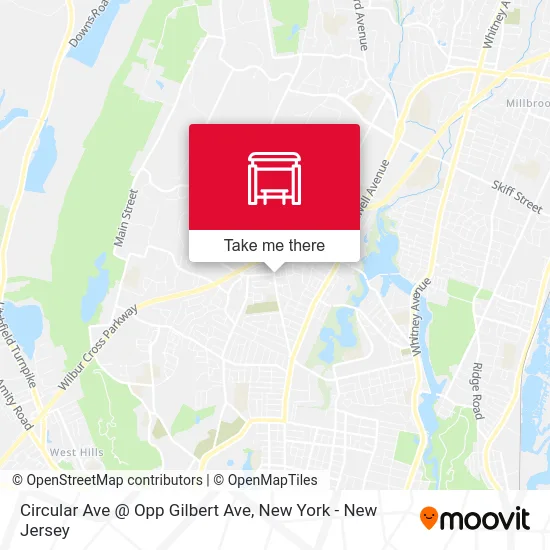 Circular Ave @ Opp Gilbert Ave map