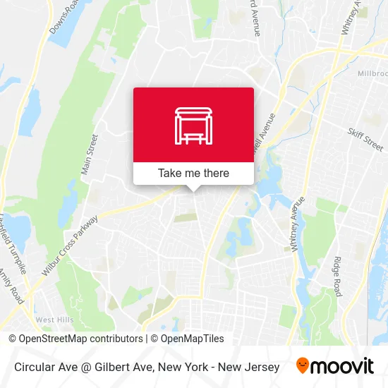 Circular Ave @ Gilbert Ave map