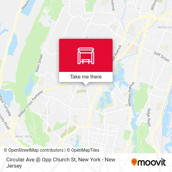 Circular Ave @ Opp Church St map