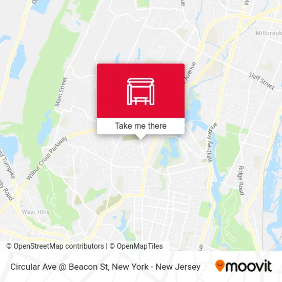 Circular Ave @ Beacon St map