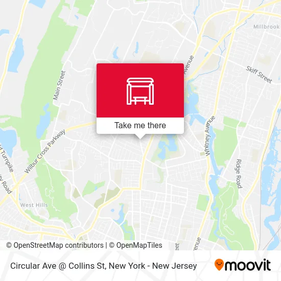 Circular Ave @ Collins St map