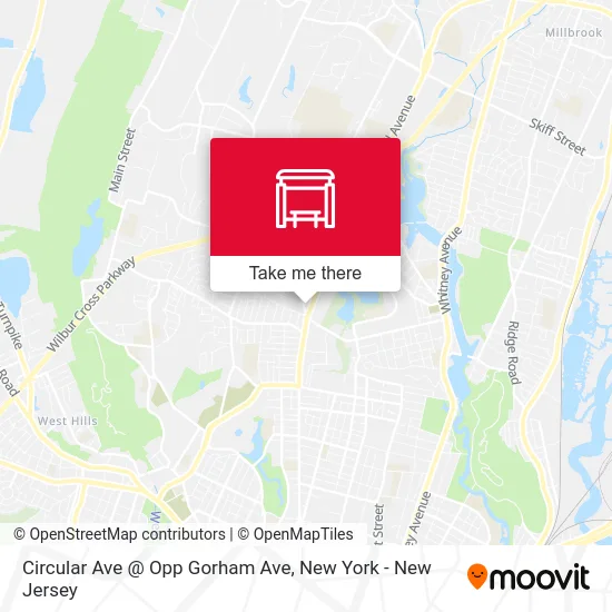 Circular Ave @ Opp Gorham Ave map