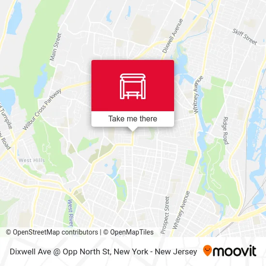 Dixwell Ave @ Opp North St map