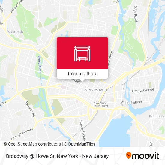 Broadway @ Howe St map