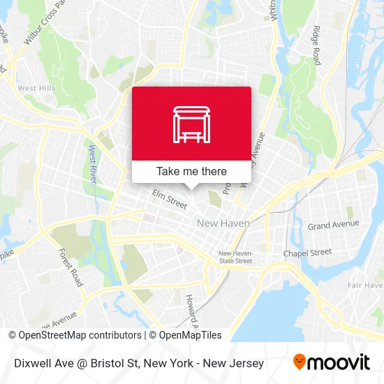 Dixwell Ave @ Bristol St map
