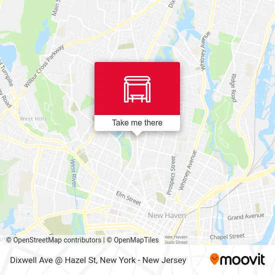 Dixwell Ave @ Hazel St map