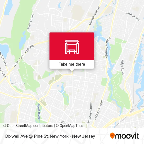 Dixwell Ave @ Pine St map