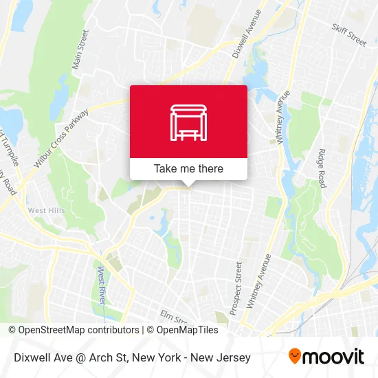 Dixwell Ave @ Arch St map