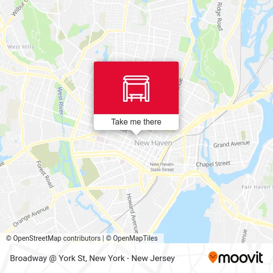 Broadway @ York St map