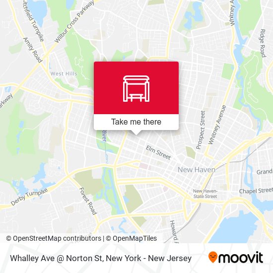 Mapa de Whalley Ave @ Norton St