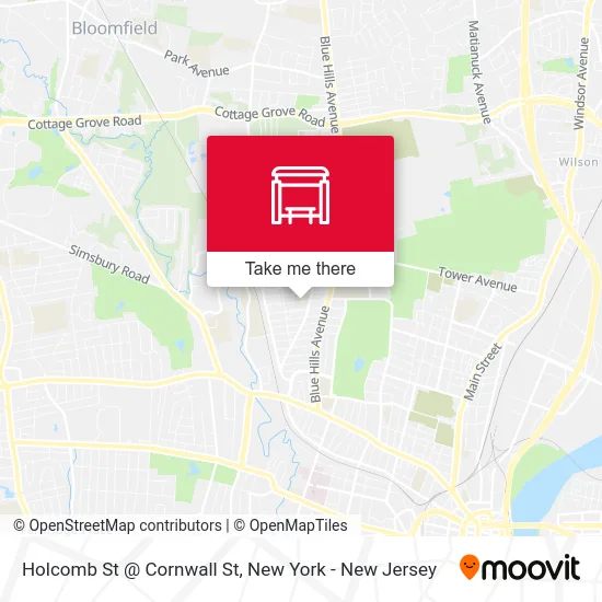 Holcomb St @ Cornwall St map