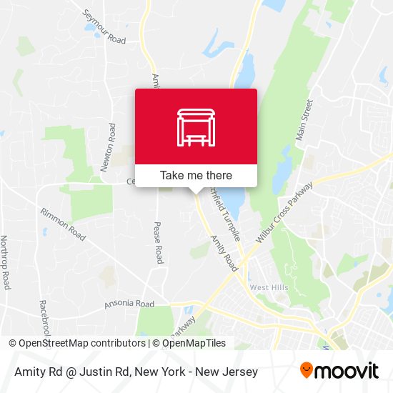 Mapa de Amity Rd @ Justin Rd