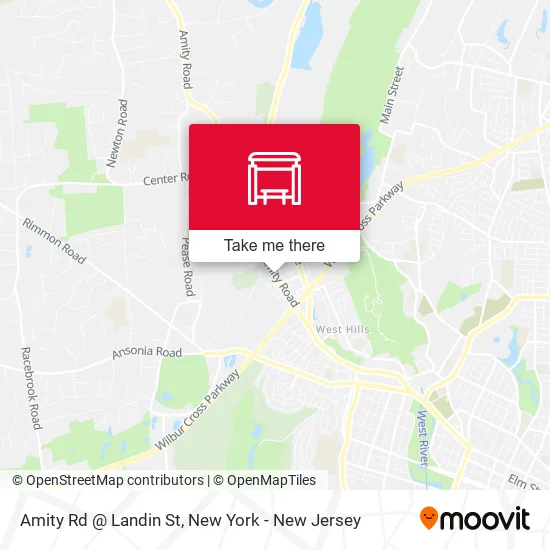 Mapa de Amity Rd @ Landin St