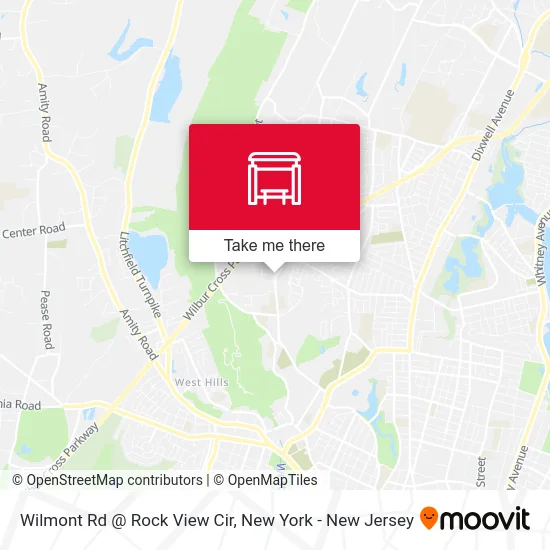 Wilmont Rd @ Rock View Cir map