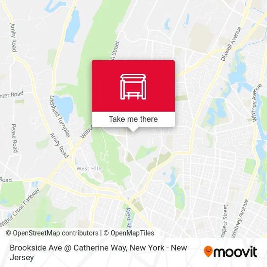 Brookside Ave @ Catherine Way map