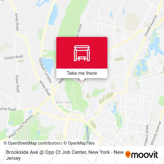 Brookside Ave @ Opp Ct Job Center map