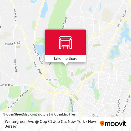 Wintergreen Ave @ Opp Ct Job Ctr map