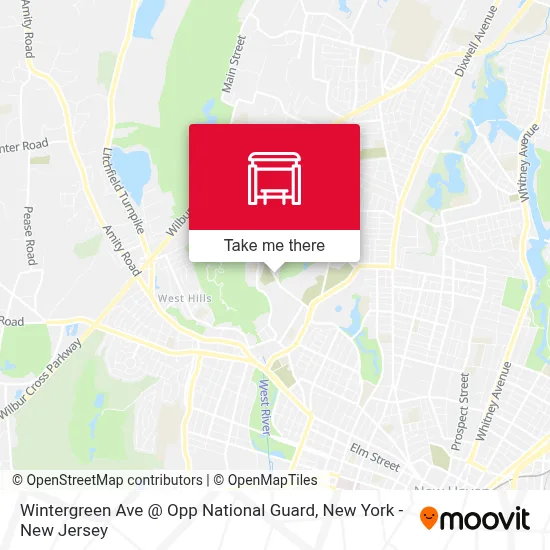 Wintergreen Ave @ Opp National Guard map