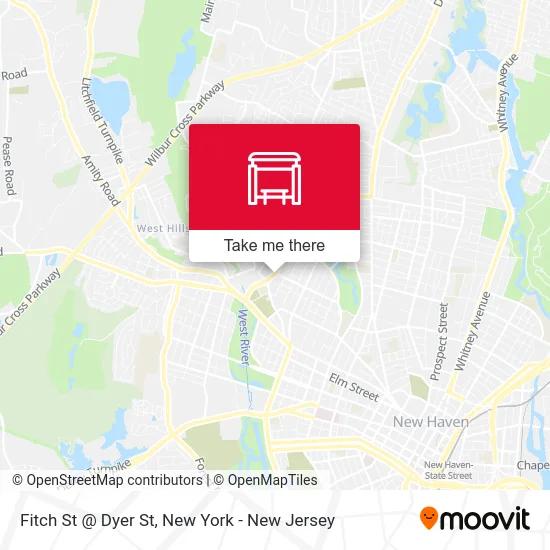 Fitch St @ Dyer St map