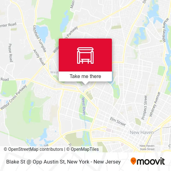 Blake St @ Opp Austin St map