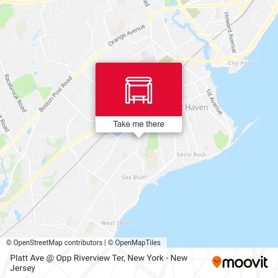 Platt Ave @ Opp Riverview Ter map