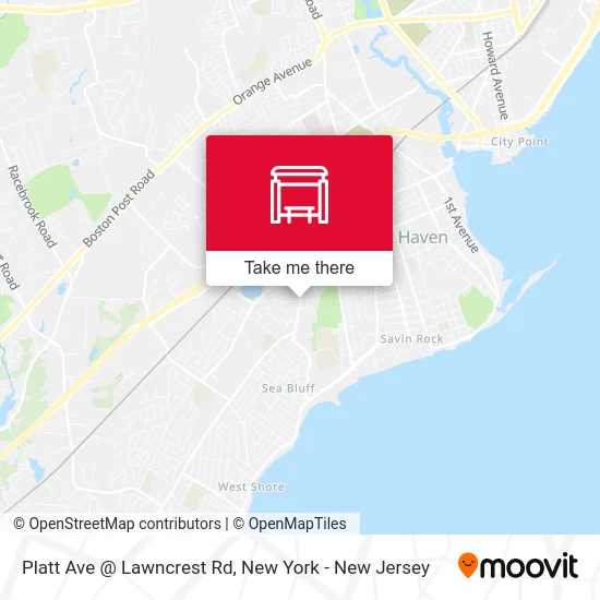 Platt Ave @ Lawncrest Rd map