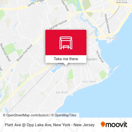 Platt Ave @ Opp Lake Ave map