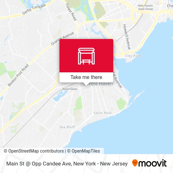 Main St @ Opp Candee Ave map