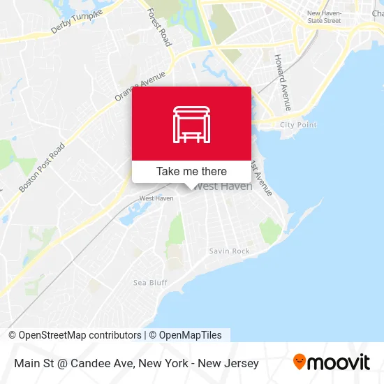 Main St @ Candee Ave map
