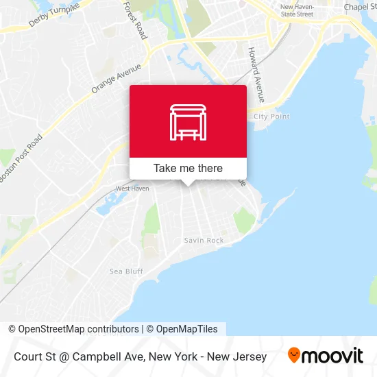 Court St @ Campbell Ave map