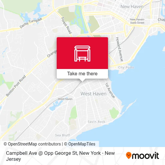 Campbell Ave @ Opp George St map