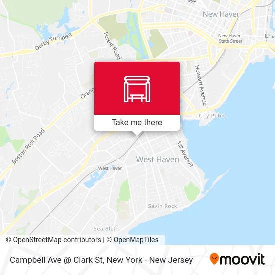 Campbell Ave @ Clark St map