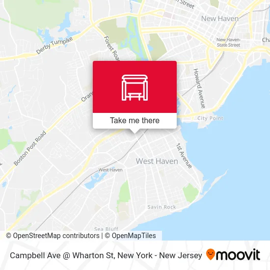 Campbell Ave @ Wharton St map