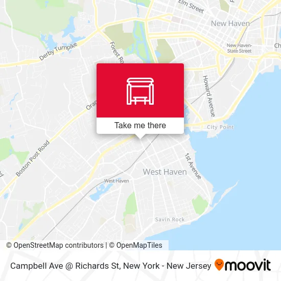 Campbell Ave @ Richards St map