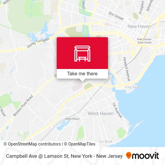 Campbell Ave @ Lamson St map