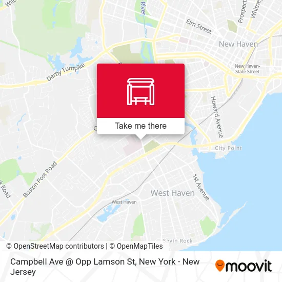 Campbell Ave @ Opp Lamson St map