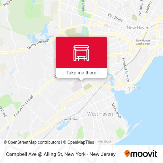 Campbell Ave @ Alling St map