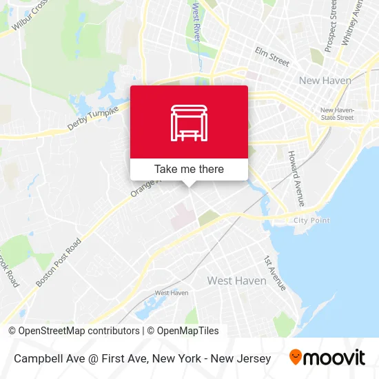 Campbell Ave @ First Ave map