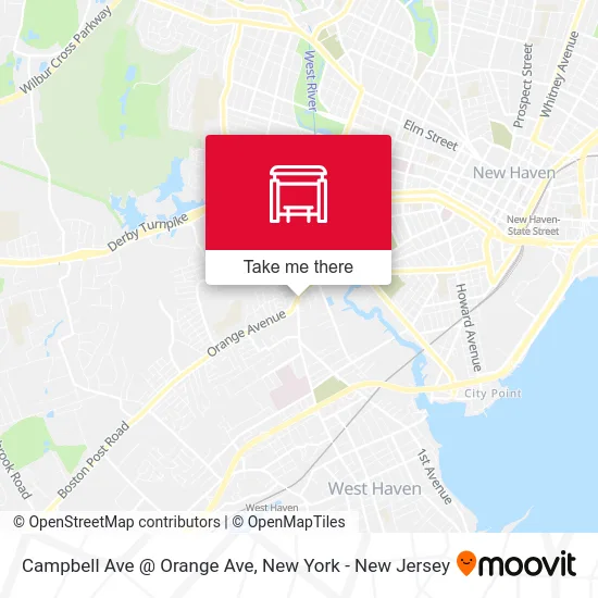 Campbell Ave @ Orange Ave map